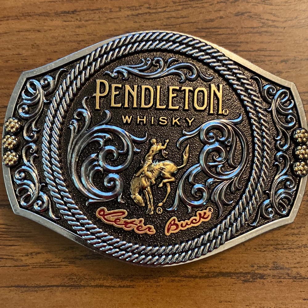 PENDLETON WHISKY Belt Buckle MONTANA SILVERSMITHS 2021